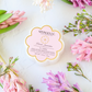 French Lavender Daisy Spongette | Spring Gifts