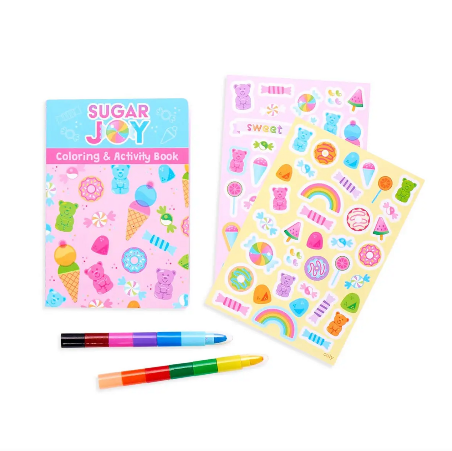 Mini Traveler Coloring & Activity Kit - Sugar Joy