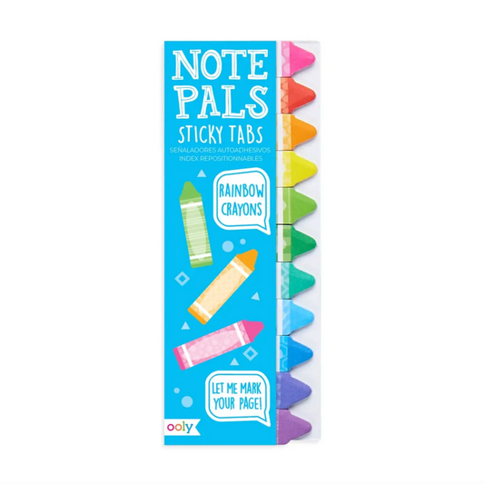 Note Pals Sticky Tabs - Rainbow Crayons (1 Pack)