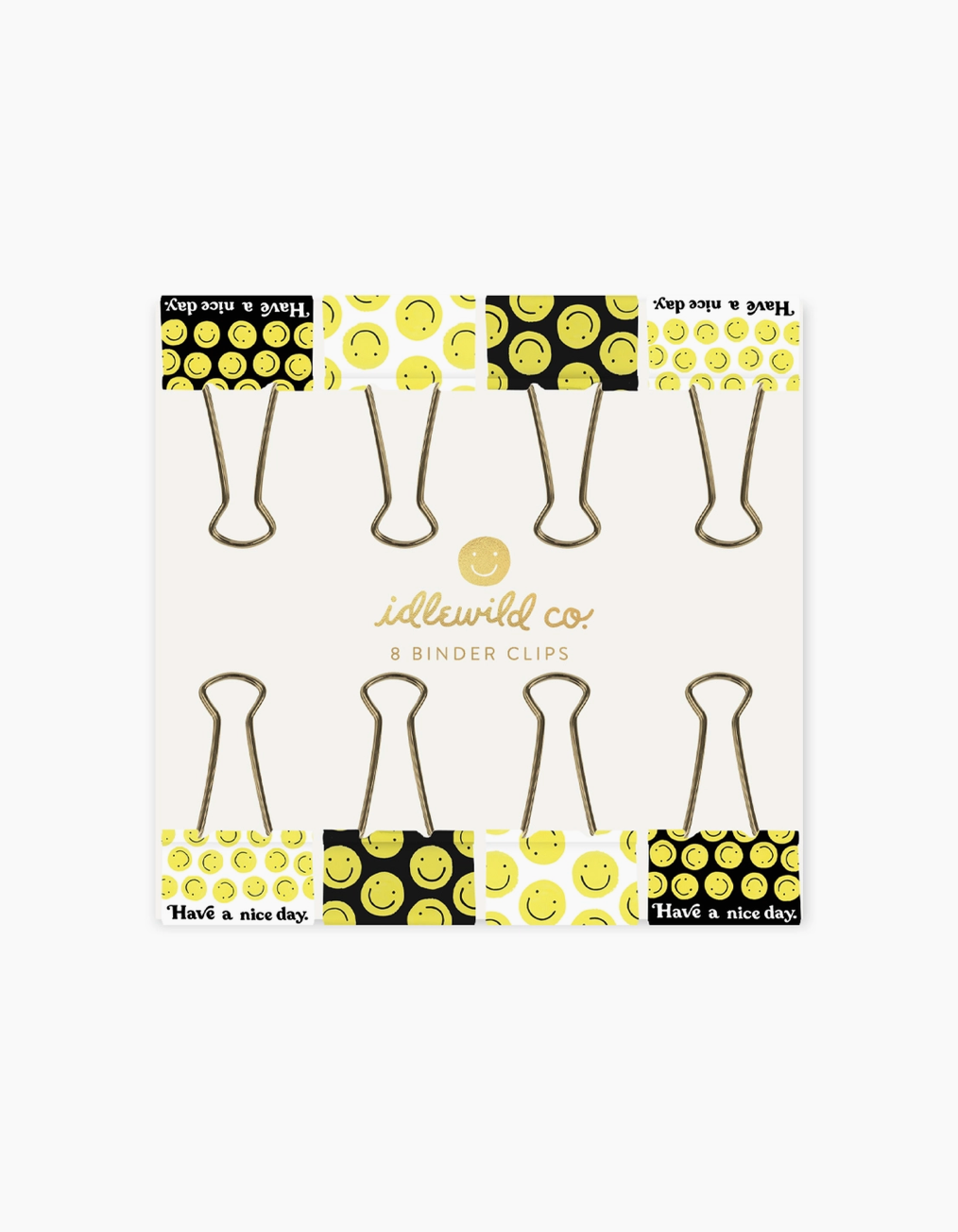 Smiley Binder Clips – Wonder Concept Store
