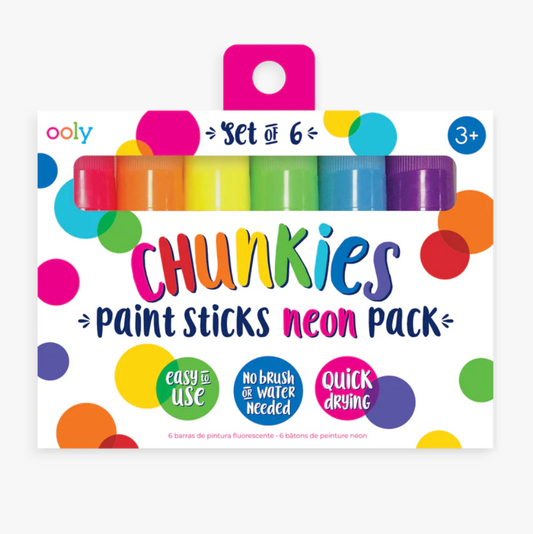 Chunkies paint sticks - neon - set of 6