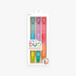 Writer's duo 2 in 1 fountain pens + highlighters