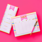 Striped Weekly Planner List Pad